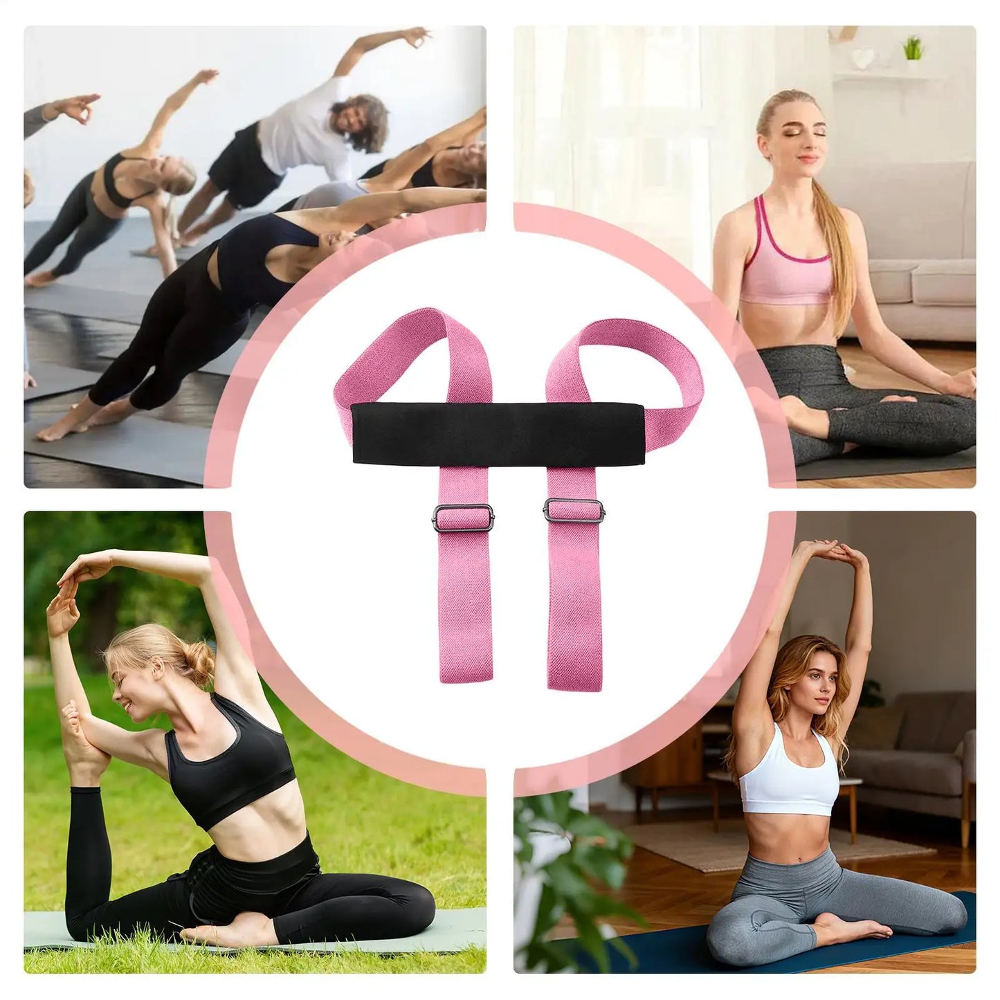 Elastic Resistance Bands For Exercise Strength Straps Yoga Band For Athletes Seniors Adults Home Workout Exercise Pilates